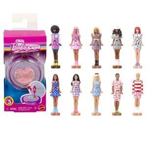 NEW 16 Pack Barbie Mini BarbieLand Fashionistas Dolls 1.5" Dolls Blush Compact